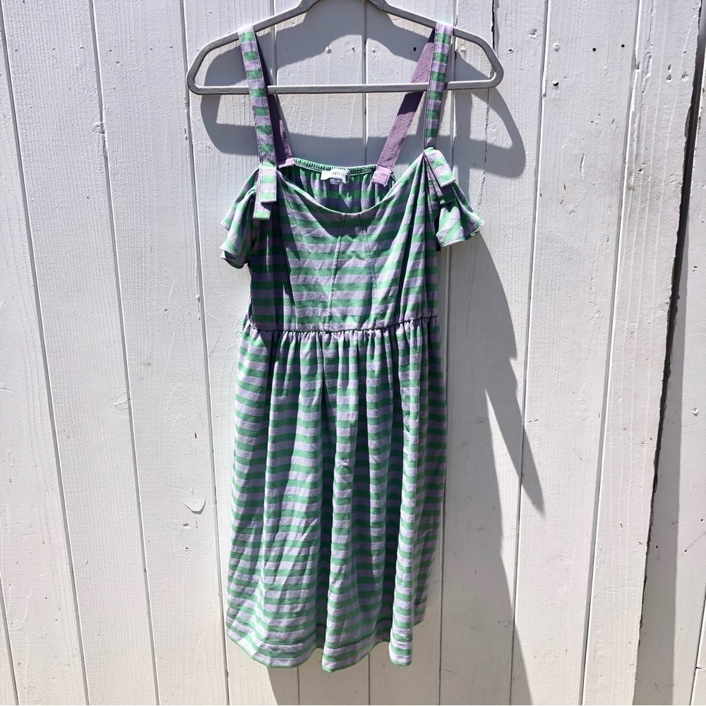 See by Chloe Spaghetti Strap Striped Sun Dress